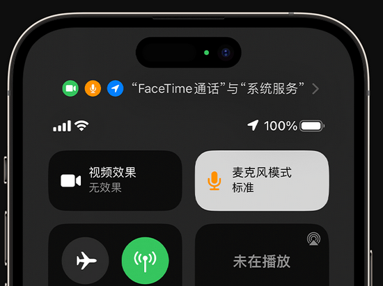 温州苹果授权维修网点分享iPhone在通话时让你的声音更清晰 