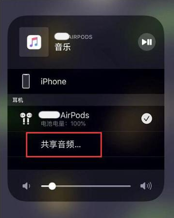 温州苹果14音频维修点分享iPhone14音频共享设置方法 