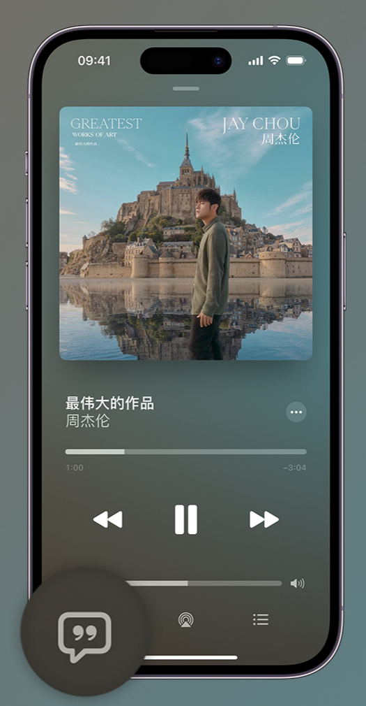 温州iphone维修分享如何在iPhone上使用Apple Music全新唱歌功能 