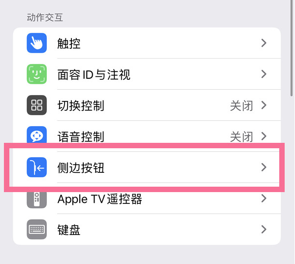 温州苹果14维修店分享iPhone14 Plus侧键双击下载功能关闭方法 